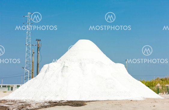salt, saline in Troncalhada, Beira, Portugal