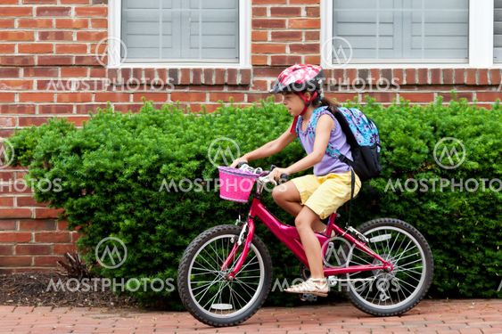Kids Biking to School