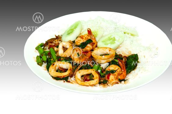 This spicy dish.