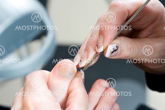 Foot Therapist working on girls foot