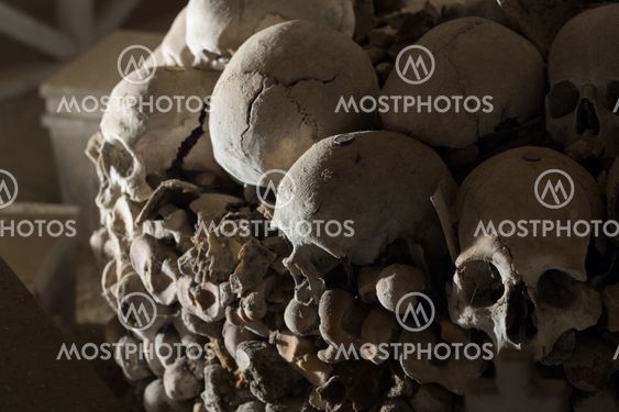 Fontanel cemetery in Naples, Italy
