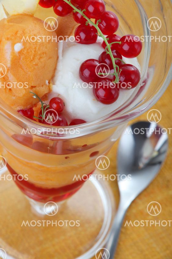 Close-up of ice cream dessert