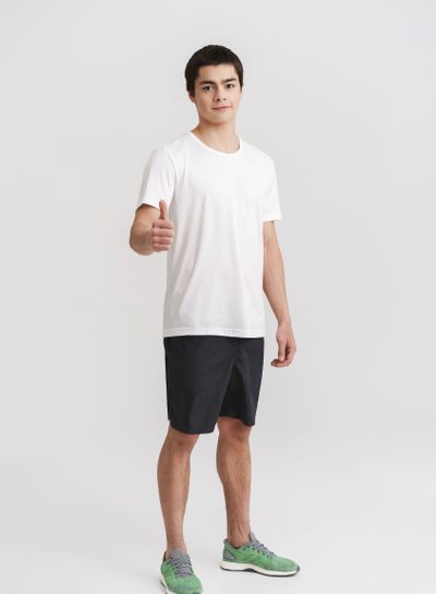 Full length portrait of a confident sportsman