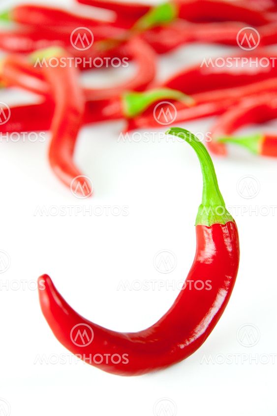 Red hot chili pepper