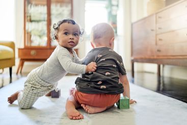 Baby block, home and kid toys for mobility development...