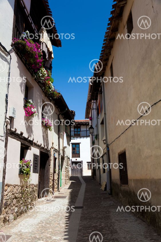 Street of Covarrubias, Burgos, Castilla y Leon, Spain