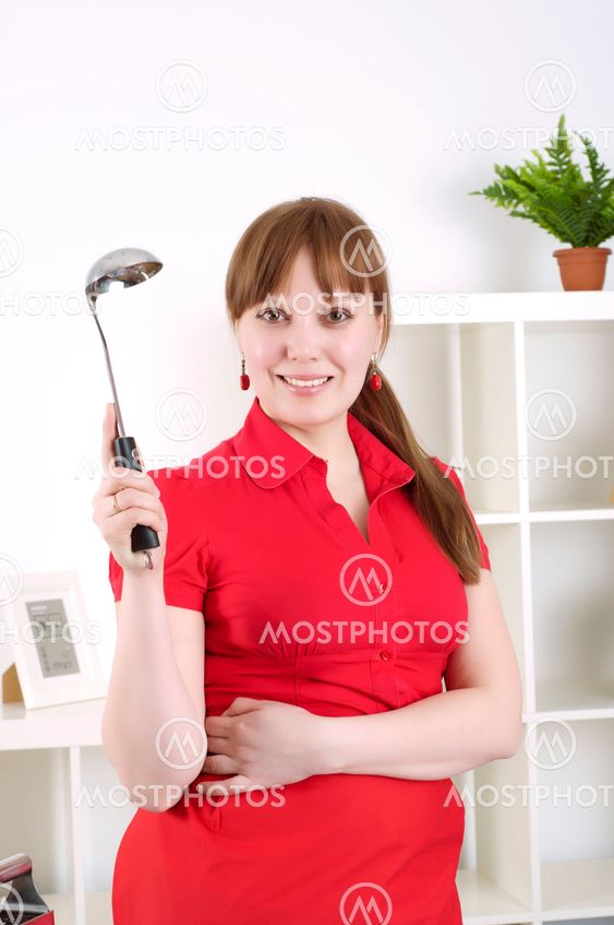 woman working in the kitchen