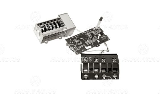 Disassembled meter.