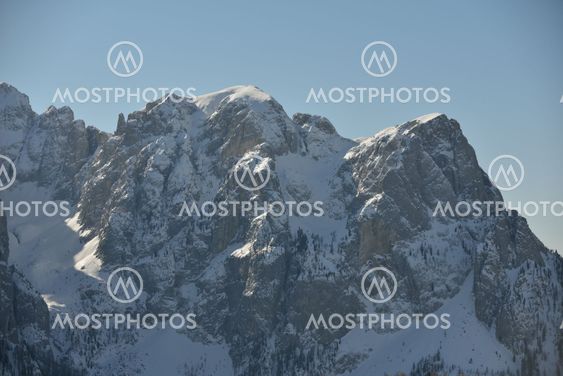 mountain winter nature