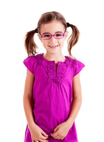 Girl with glasses