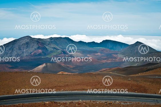 Haleakala crater in Maui