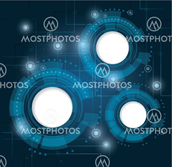 "Vector technology backgroun..." fra Elena Romanovskaya - Mostphotos