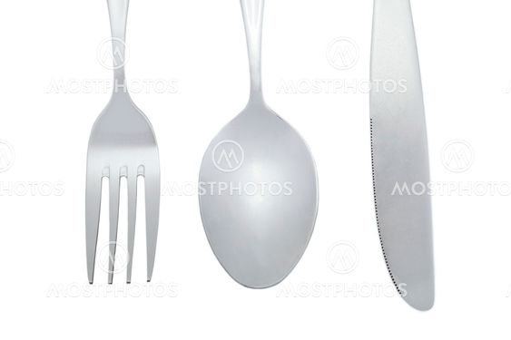 knife spoon and fork