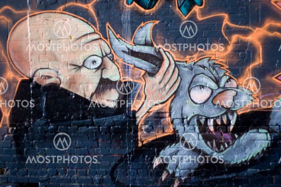 Street Graffiti Mural