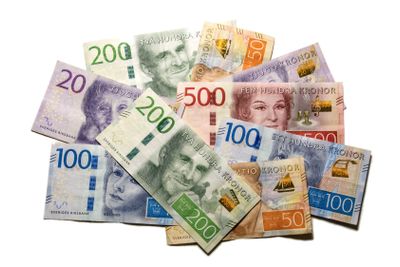 Svenska pengar, kontanter