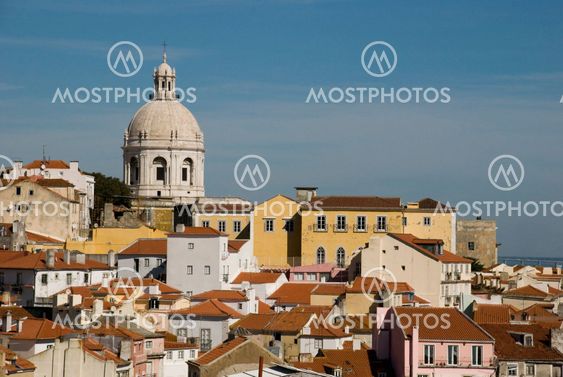 Alfama with pantheon, Lisbon