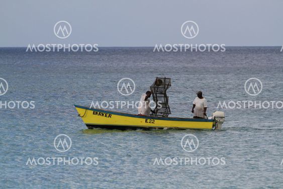 Barbados fishing boat