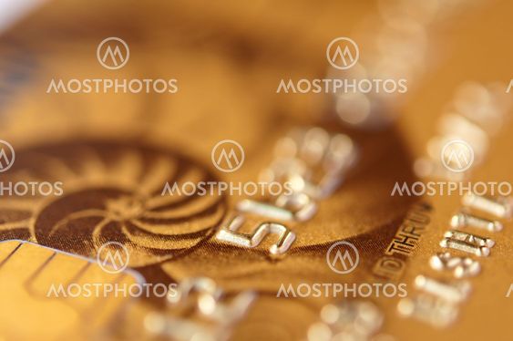 Gold credit card