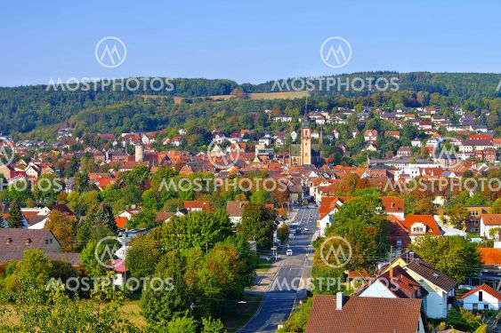 Tauberbischofsheim, Germany, north-east of...