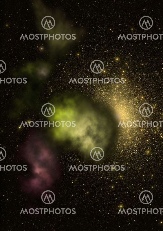 Small part of an infinite star field