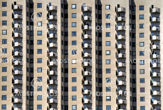 Apartment building.