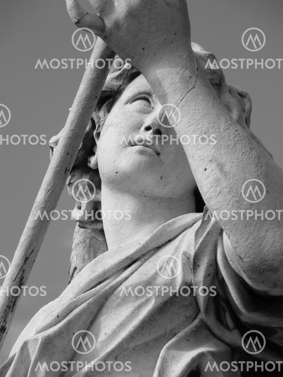 Statue on Bridge to Castel Satnt'Angelo, Rome