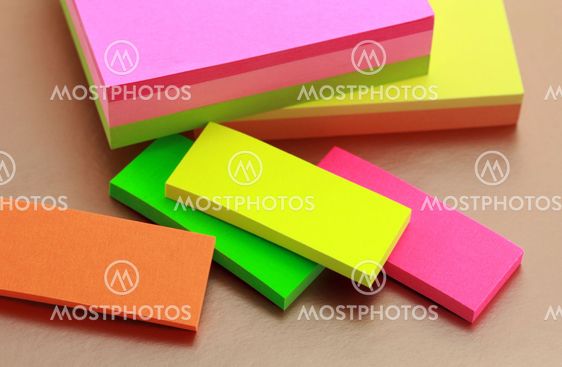 sticky notes