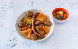 Famous oriental tasted Merguez couscous