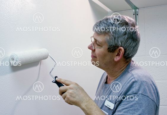 painting a wall