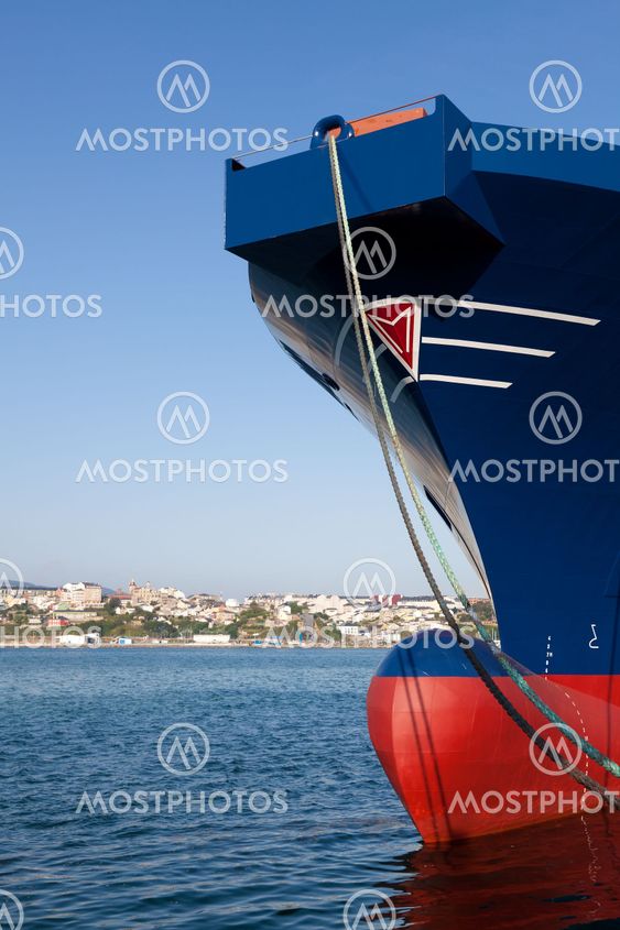Boat in Figueras, Asturias, Spain