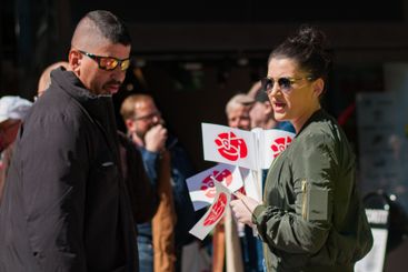 1 maj med Socialdemokraterna i Malmö