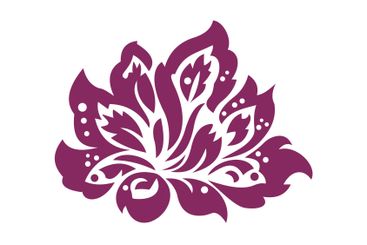 Romantic Blossom Natural Fresh Purple Flower Floral...