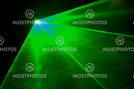 green laser light