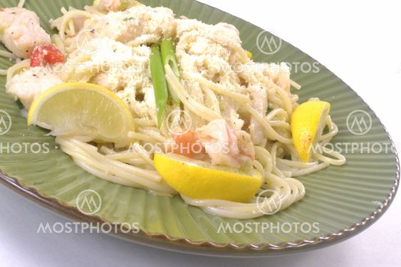 Shrimp Parmesan Cheese Pasta