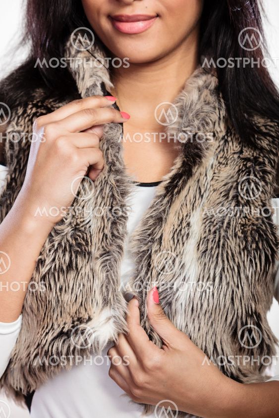 Part body of fashion girl