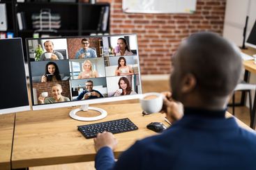 Online Video Conference Work Webinar