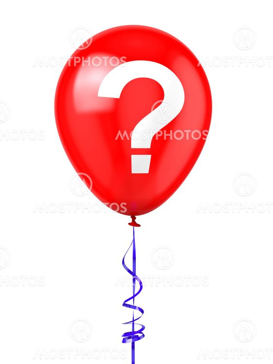 Balloon with Question Mark
