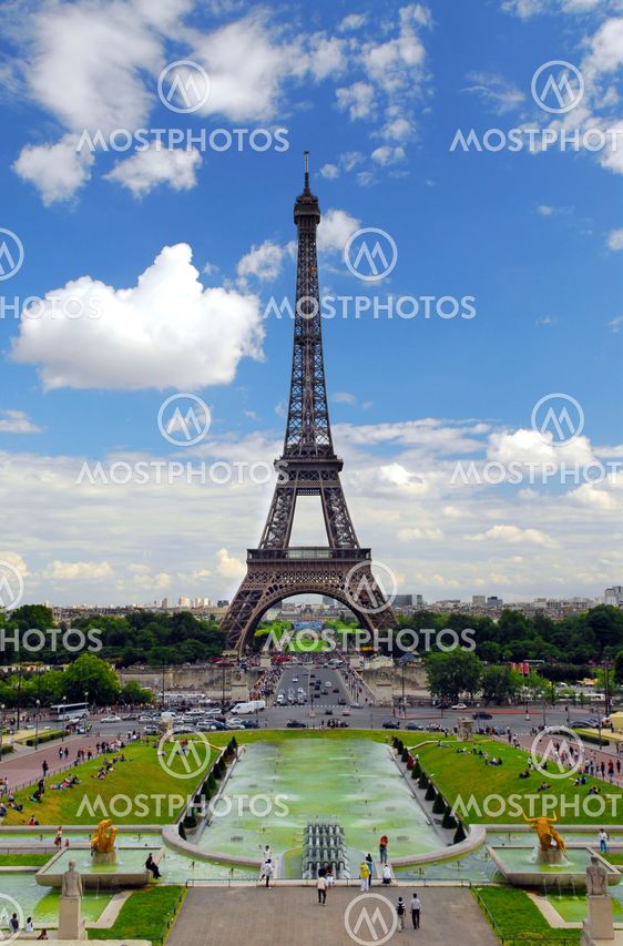 Eiffel tower from Trocadero