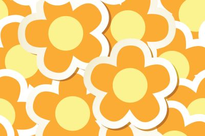 Seamless background with flowers