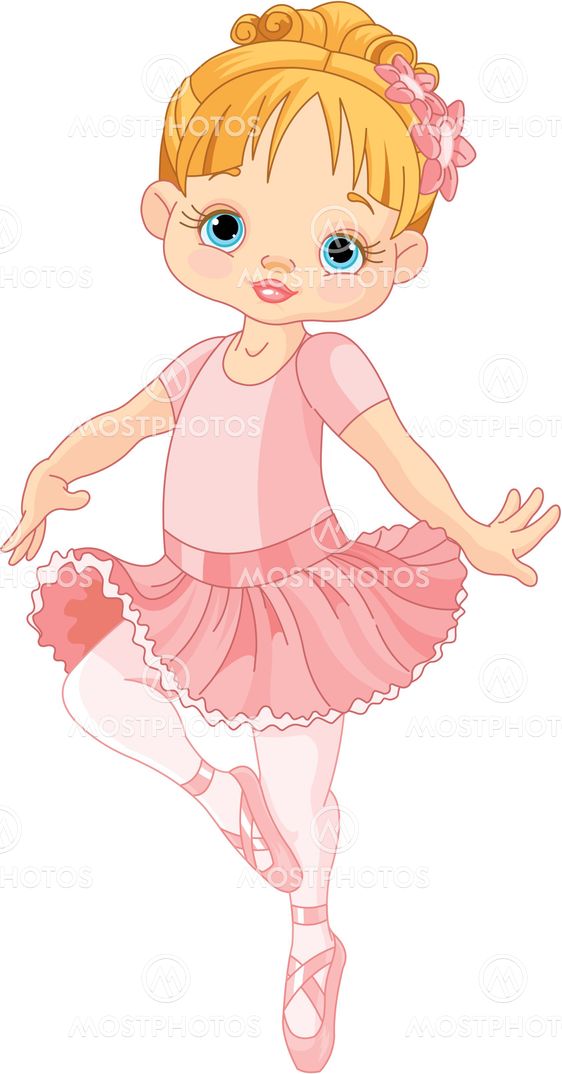 Cute little ballerina