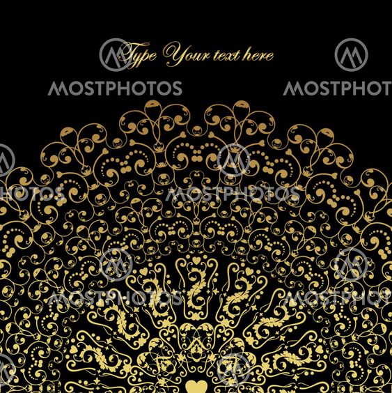 Black lace background