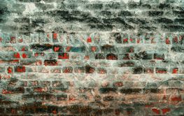 Texture of an old worn brick wall as background