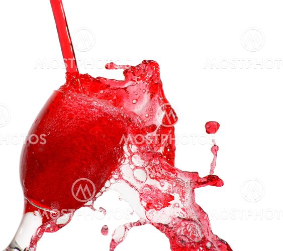 glass of red juice