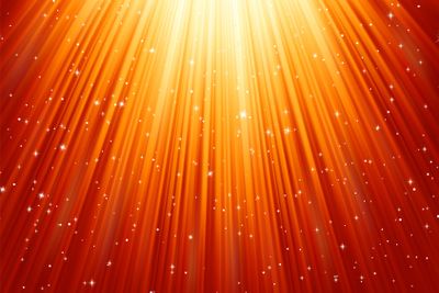 Snowflakes and stars descending on a path. EPS 8