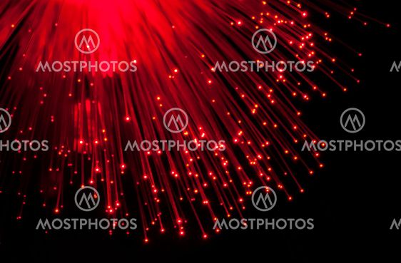 bunch of Fiber Optic dynamic flying from deep