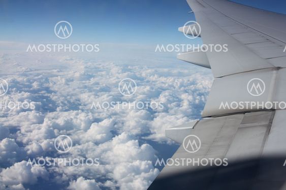 High above the Atlantic