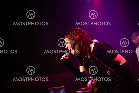 MOSCOW - MARCH 9: Razoom band performs at OTV2 live show on March 9, 2009 in Moscow, Russia