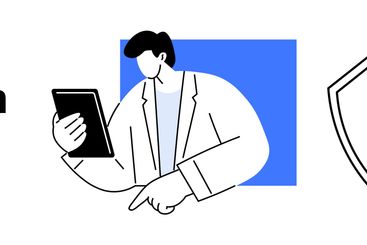 Digital Security Concept with Professional, Shield Lock,...