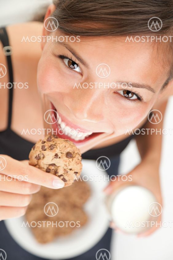 Cookie and milk