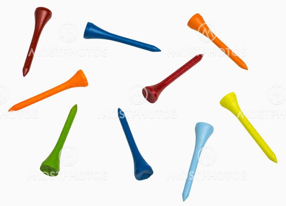 Colorful Golf Tees